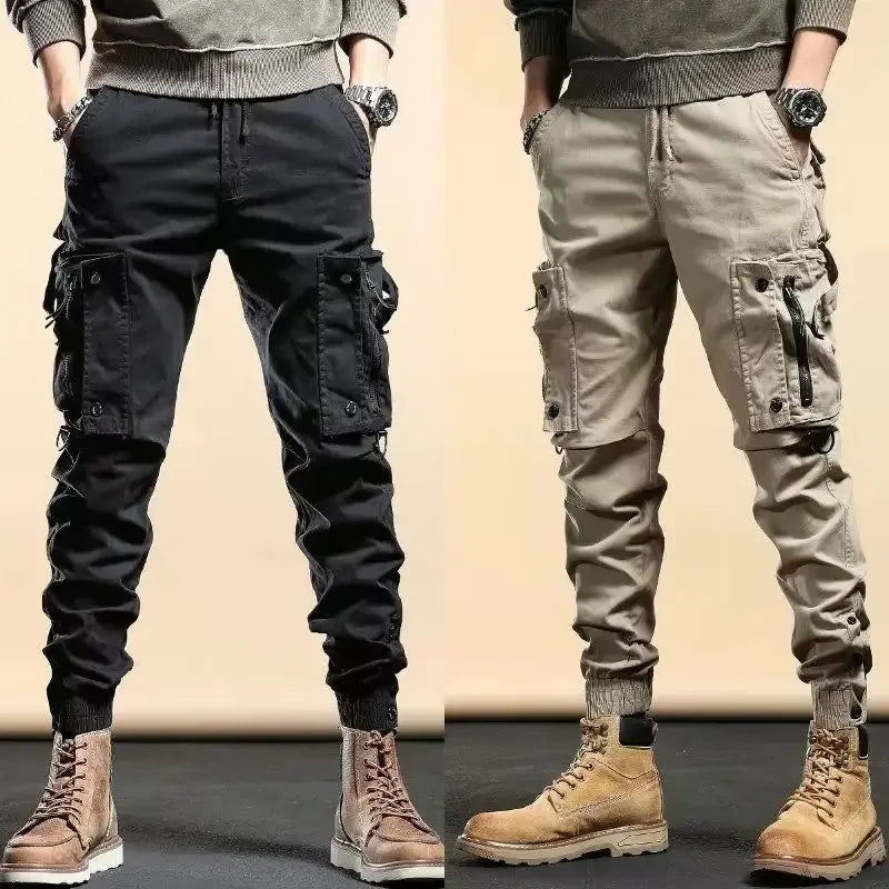 New In Cargo Pants for Men Slim Skinny Autumn Winter Trousers Man Designer Emo Korean Style High Quality Techwear Cheapest Cheap